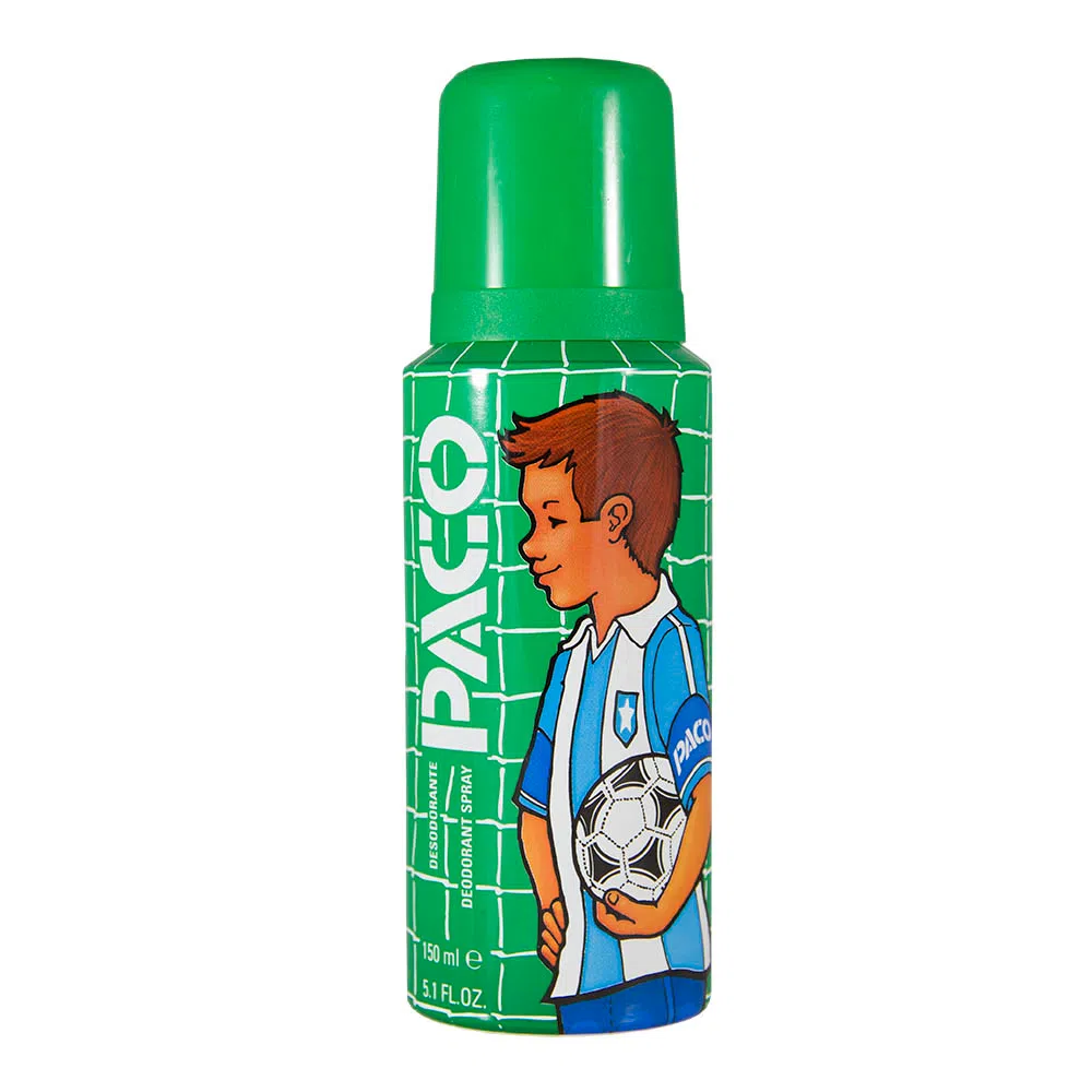 PACO FUTBOL DESODORANTE AEROSOL X 150 ML.